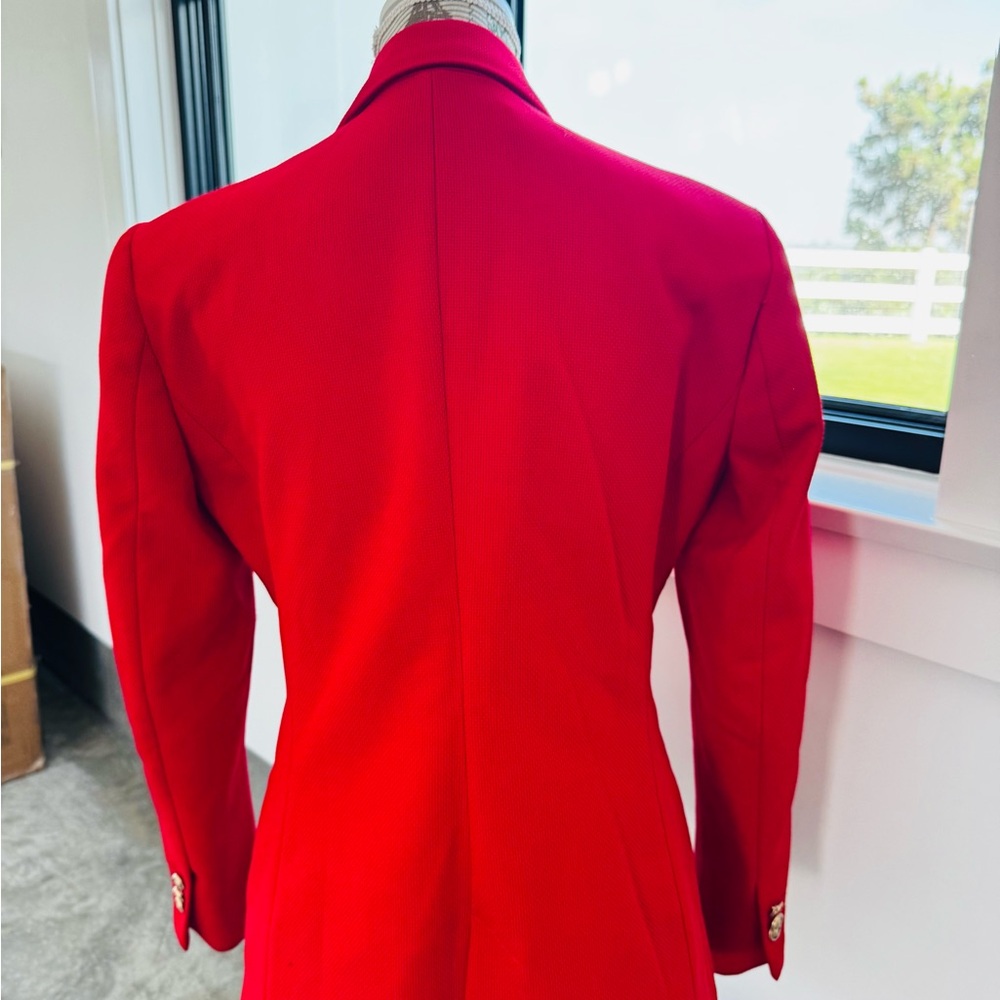 Zara Scarlet Double-Breasted Blazer - Picture 2 of 9